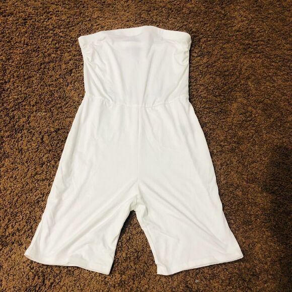 Love Cameron Strapless Romper Shorts One Piece Summer Casual Juniors' Medium - Picture 1 of 5